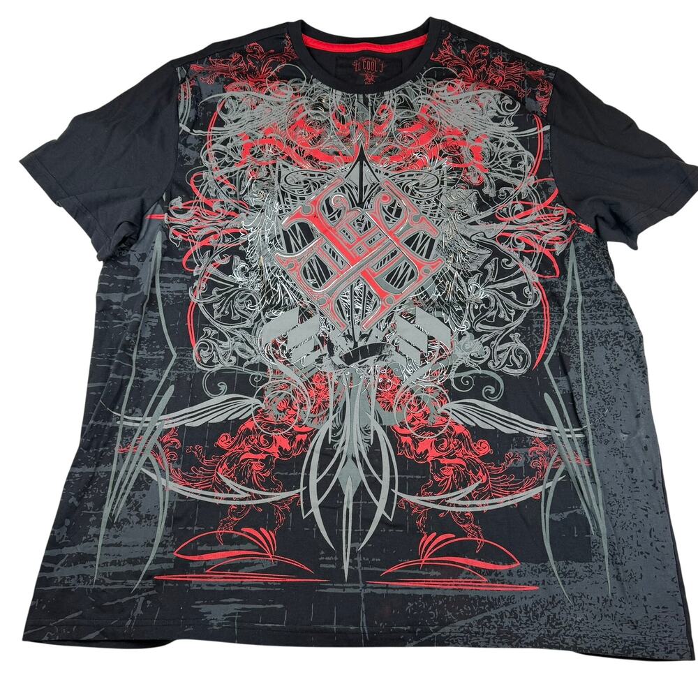 LL Cool J Legendary Icon Graphic Tee Black Red XL